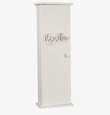 Nyckelskåp Vit från Different Design med texten Nycklar