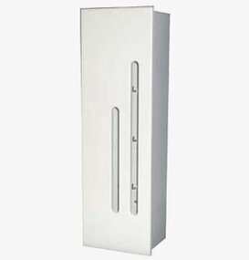 Nyckelskåp Vit från Stig Andersson i vit metall med spår