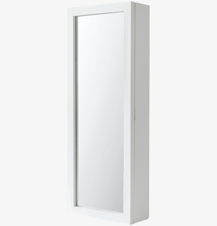 Nyckelskåp Med Spegel Vit från A Lot Decoration i vit färg