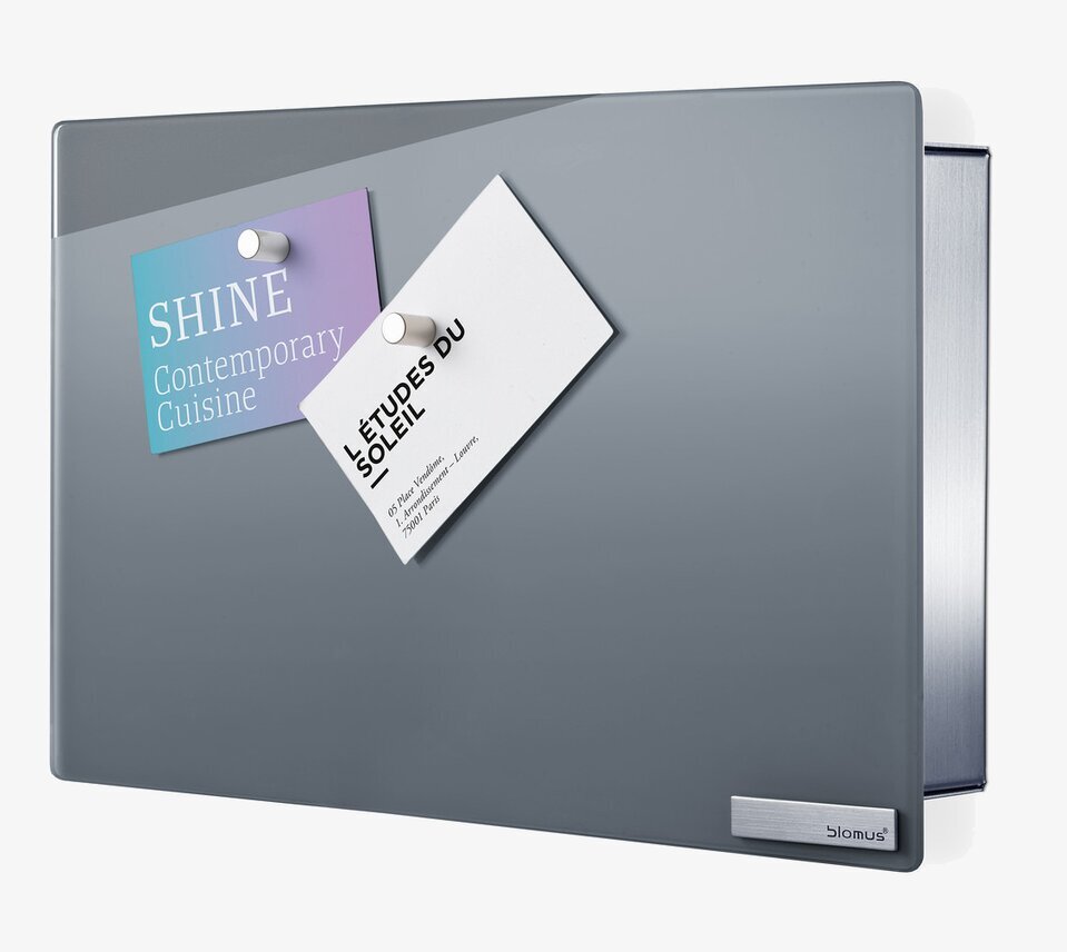 Velio Nyckelskåp Grå Small från Blomus med magnetisk yta