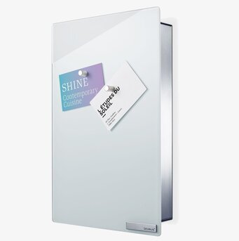 Velio Nyckelskåp Vit Small från Blomus i vit och glas