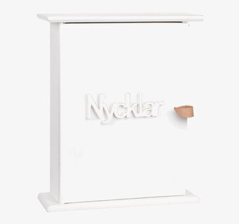 Nyckelskåp Vit från Different Design med vit finish