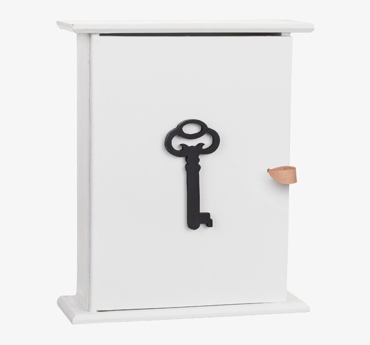 Nyckelskåp Vit/Svart från Different Design i trä och metall