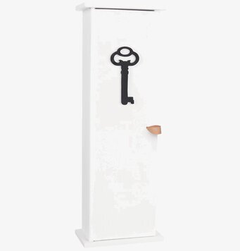 Nyckelskåp Vit/Svart från Different Design i modern stil