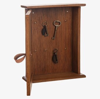 Nyckelskåp Trä Brun från Different Design i massivt trä