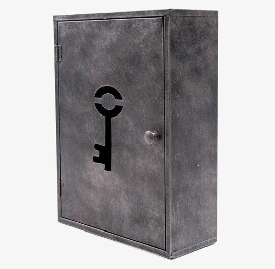 Nyckelskåp Metall Nyckel från Interstil med industrifinish