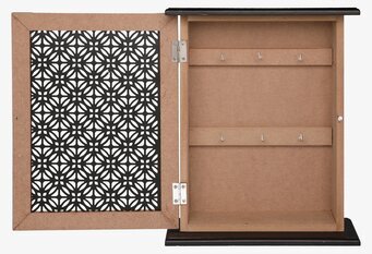 Bild av elegant nyckelskåp med geometriskt mönster