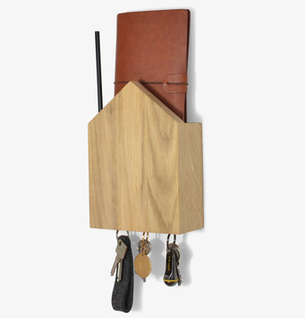 Nyckelhus Magnetisk Oljad Ek Natuhr Nyckelskåp Nyckelförvaring Nyckelhängare