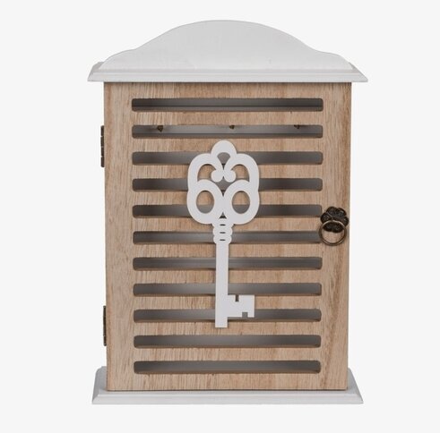 Nyckelskåp Vit/Natur Out of the blue Nyckelförvaring Nyckelhängare