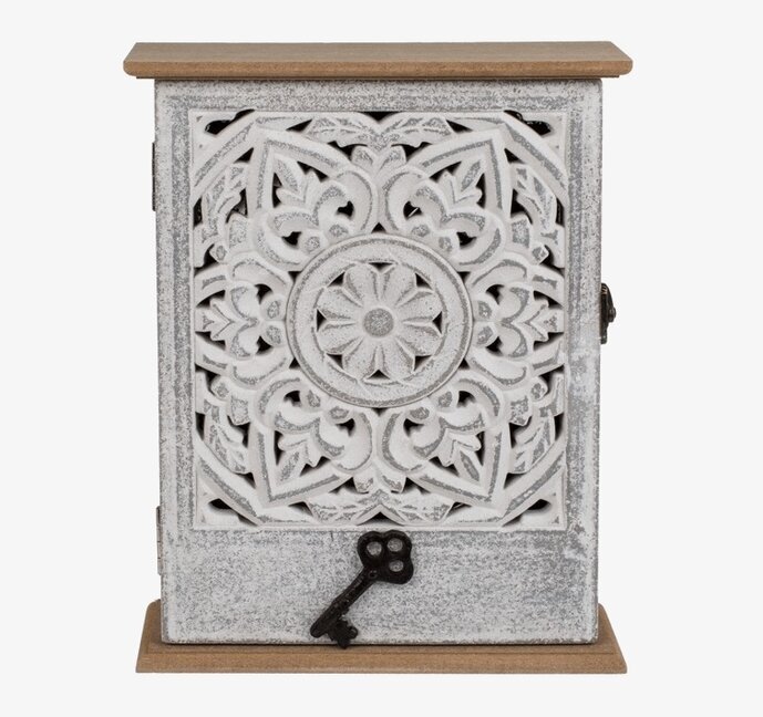 Nyckelskåp Boho Vit Out of the blue Nyckelförvaring Nyckelhängare