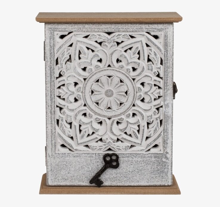 Nyckelskåp Boho Vit Out of the blue Nyckelförvaring Nyckelhängare