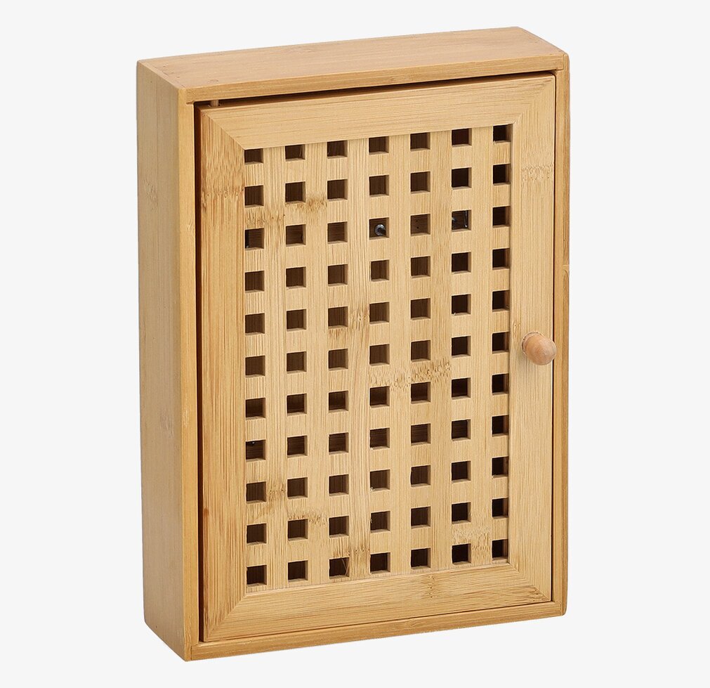 Bild av naturligt bambunyckelskåp med minimalistisk design