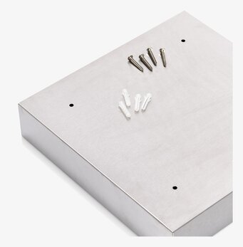 Bild av nyckelskåp i rostfritt stål med tillbehör