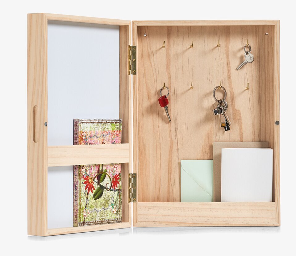 Nyckelskåp Med Whiteboard Zeller Nyckelförvaring Nyckelhängare