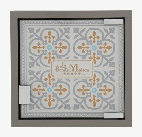 Nyckelskåp från Derriére la porte med geometriskt mönster